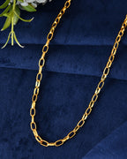 VOJ Gold Polished Stainless Steel Linked Chain For Men - Distacart