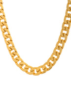 VOJ Gold Polished Stainless Steel Thick Linked Chain - Distacart