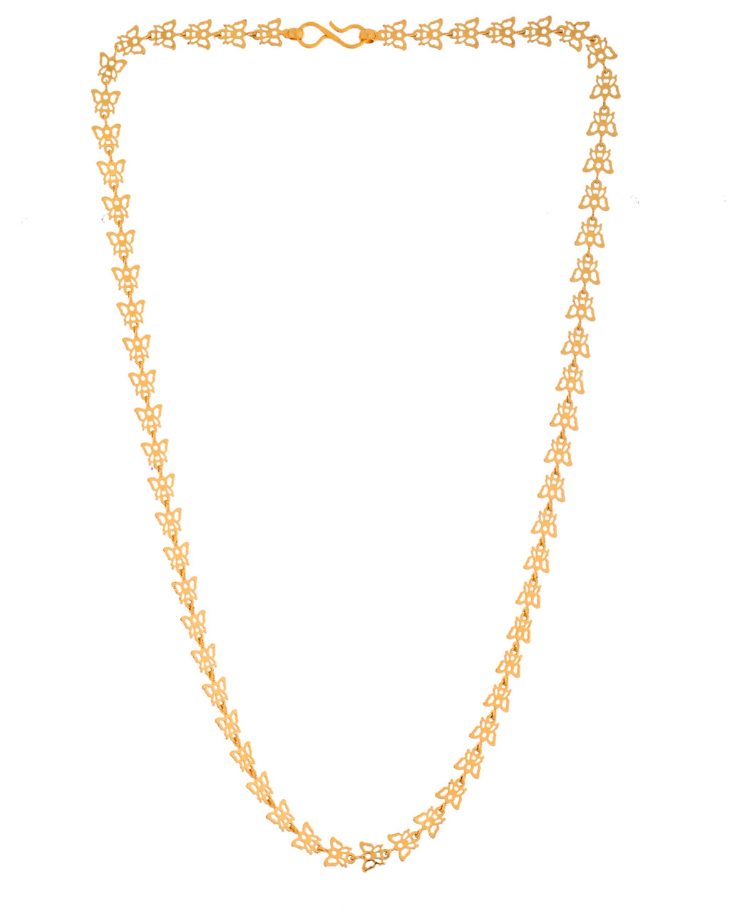 VOJ Gold Polished Stylish Butterfly Shaped Chain - Distacart