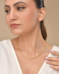 VOJ Gold Polished Stainless Steel Classic Chain - Distacart