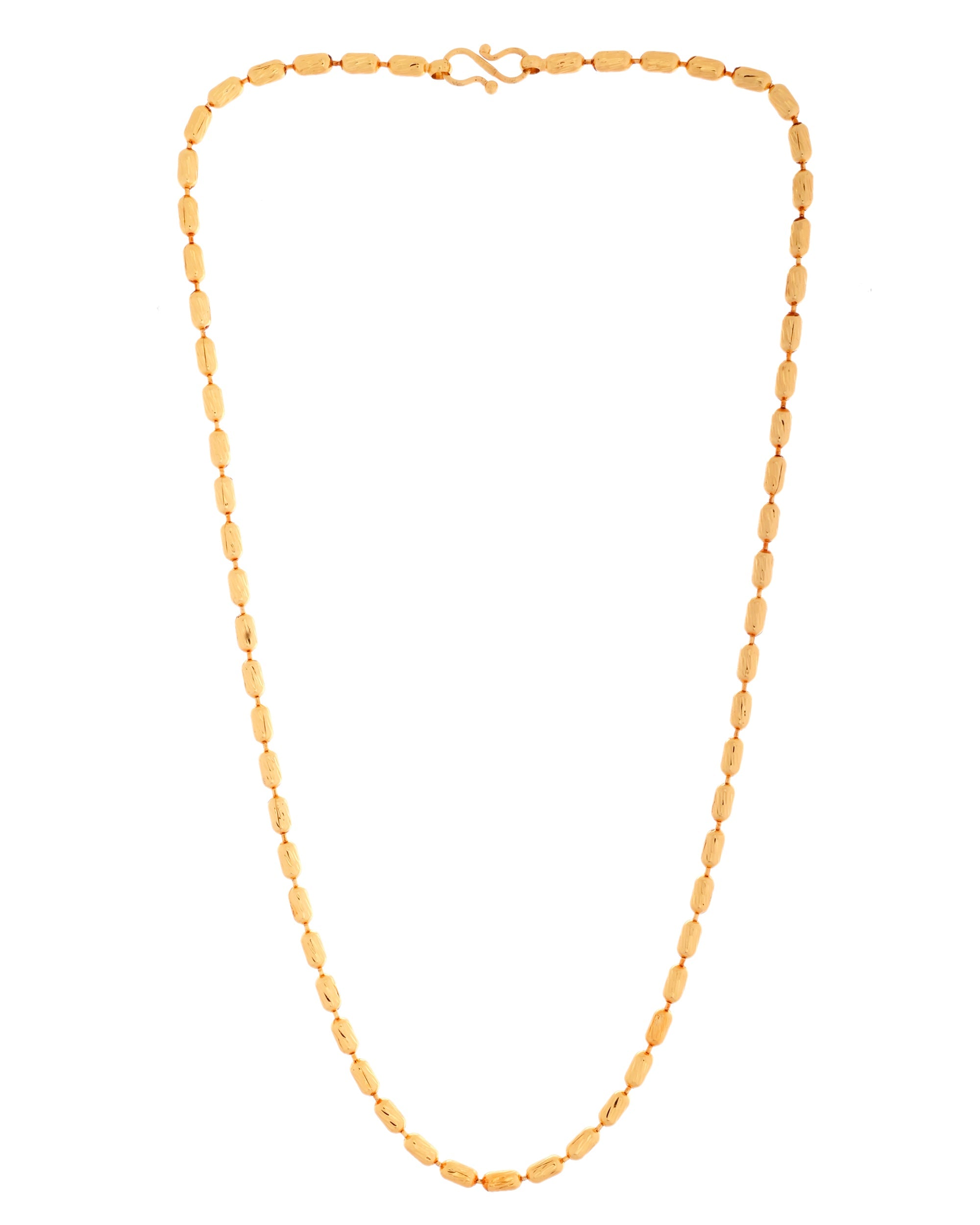 VOJ Gold Polished Stainless Steel Classic Chain - Distacart