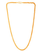 VOJ Men Gold Polished Round Classic Chain - Distacart
