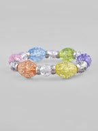 VOJ Multi Colour Beaded Elasticated Bracelet - Distacart
