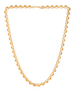 VOJ Heart Shaped Stainless Steel Gold Polished Chain - Distacart