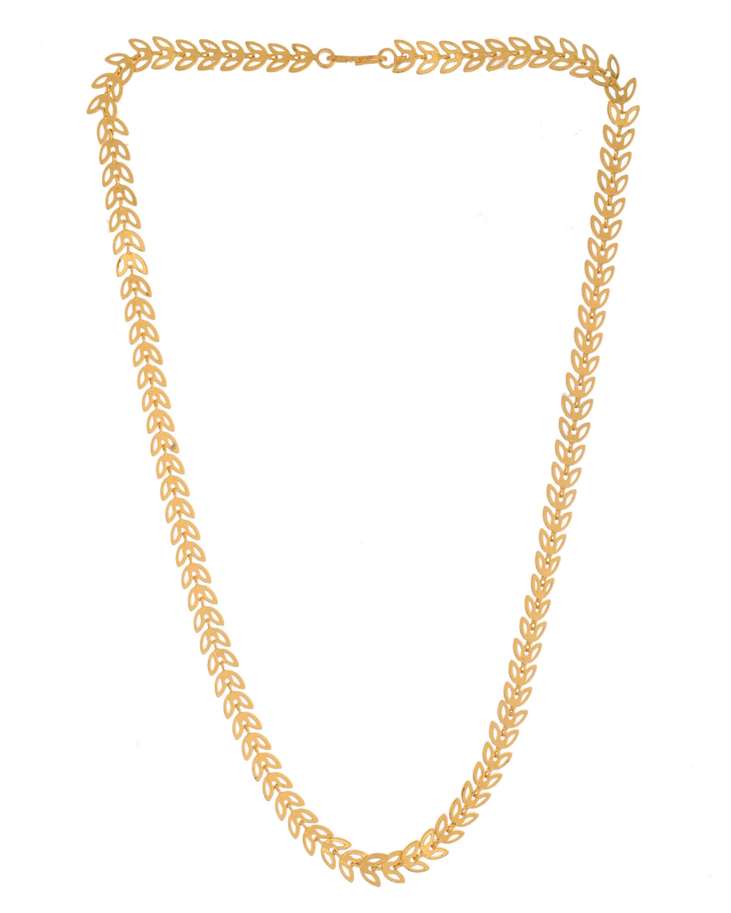 VOJ Leaf Shaped Minimal Chain For Women - Distacart