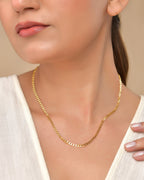 VOJ Stainless Steel Gold Polished Minimal Link Chain For Women - Distacart