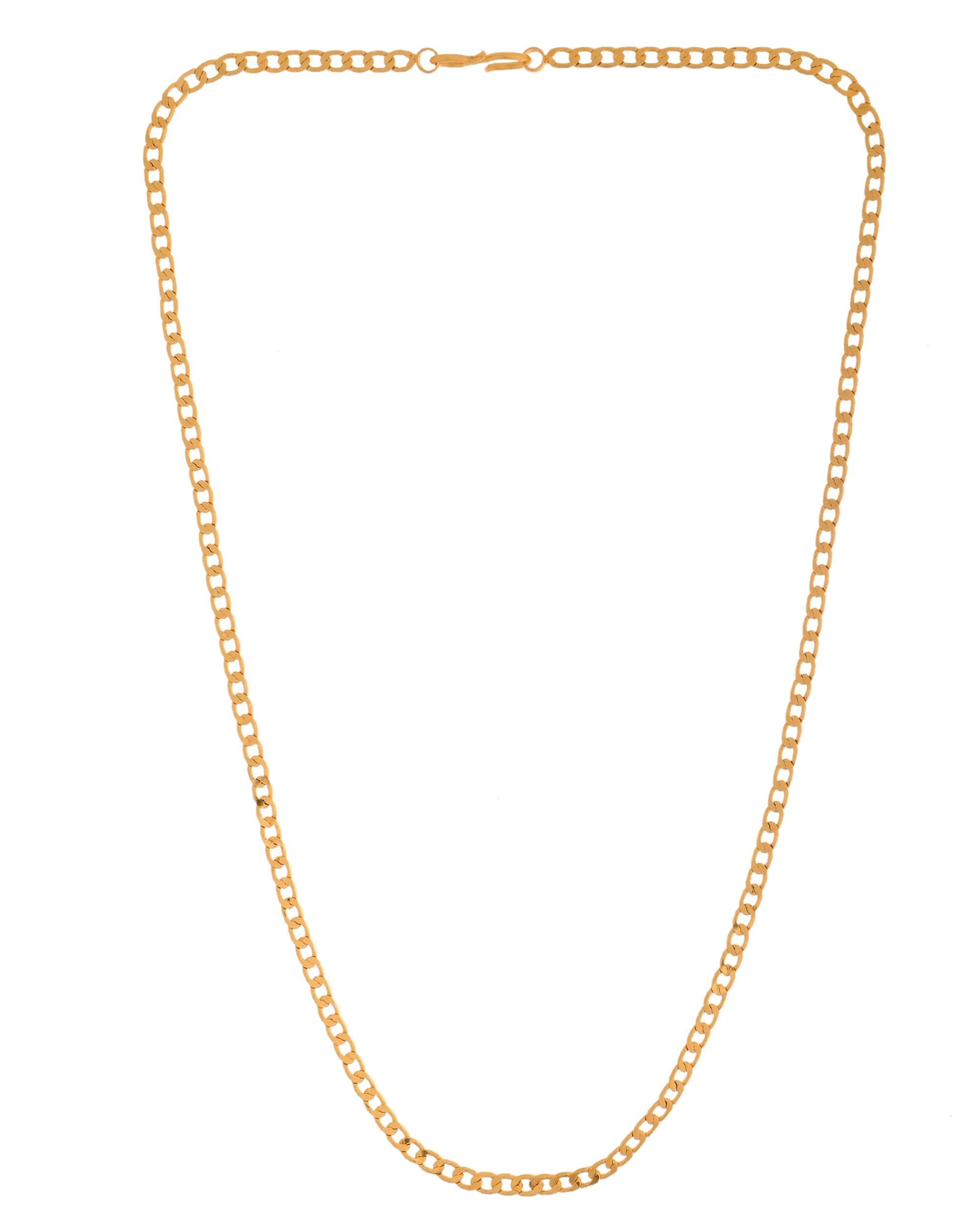 VOJ Stainless Steel Gold Polished Minimal Link Chain For Women - Distacart
