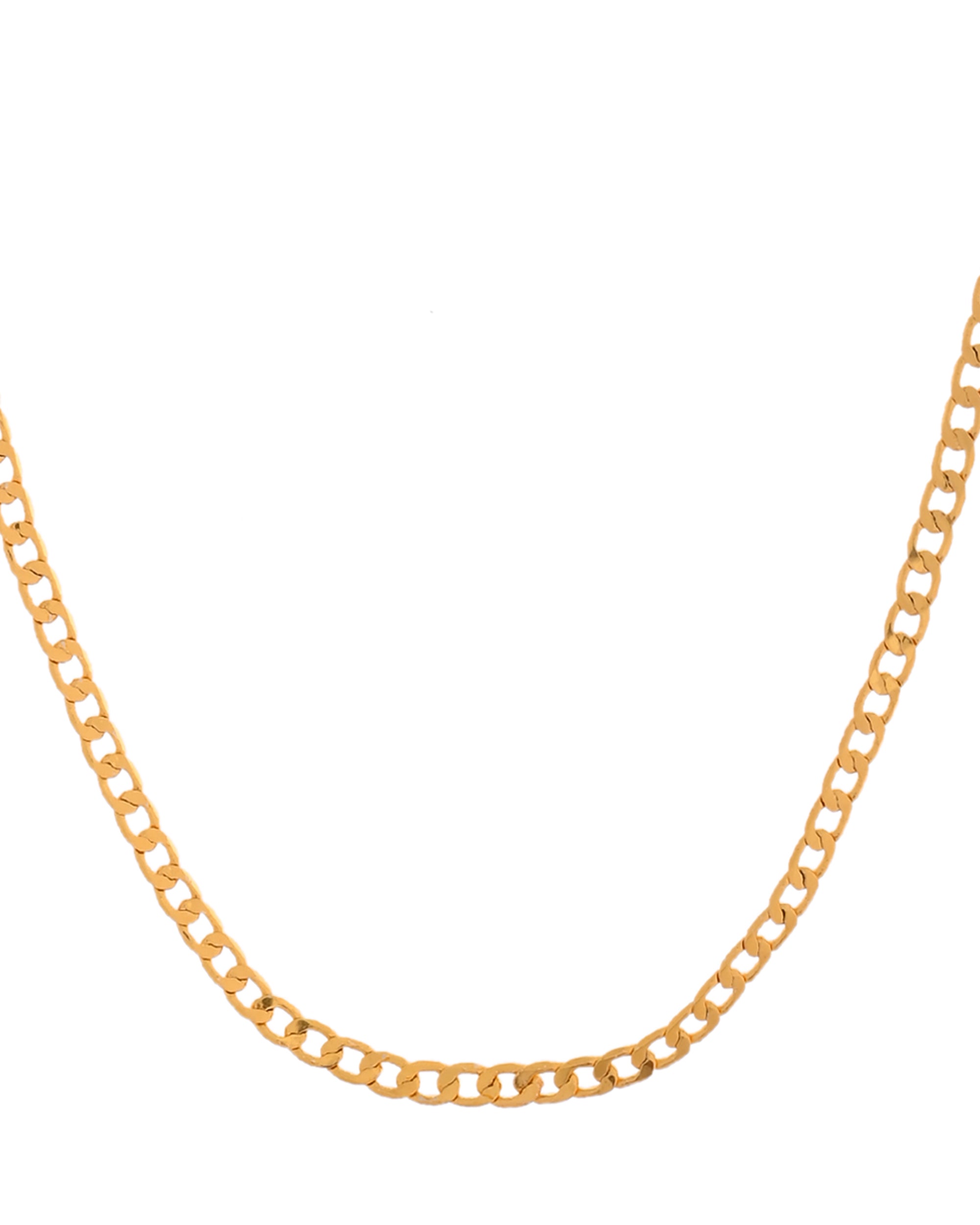 VOJ Stainless Steel Gold Polished Minimal Link Chain For Women - Distacart