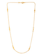 VOJ Gold Polished Star Shaped Minimal Chain For Women - Distacart