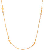 VOJ Gold Polished Star Shaped Minimal Chain For Women - Distacart
