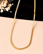 VOJ Women Gold Polished Stainless Steel Elegant Link Chain - Distacart
