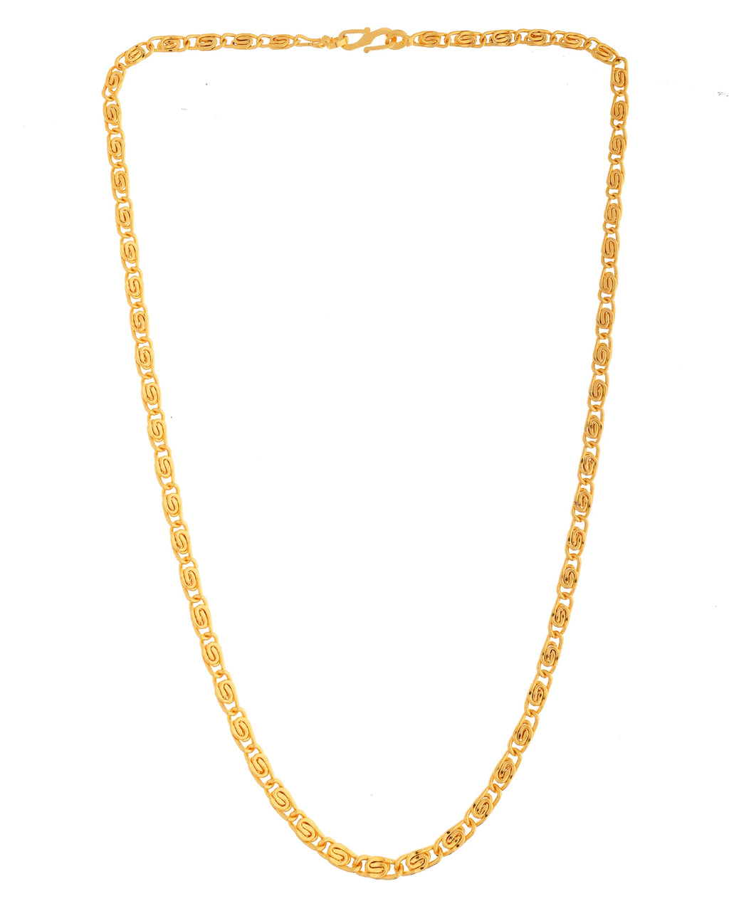 VOJ Gold Polished Minimal Chain For Women - Distacart