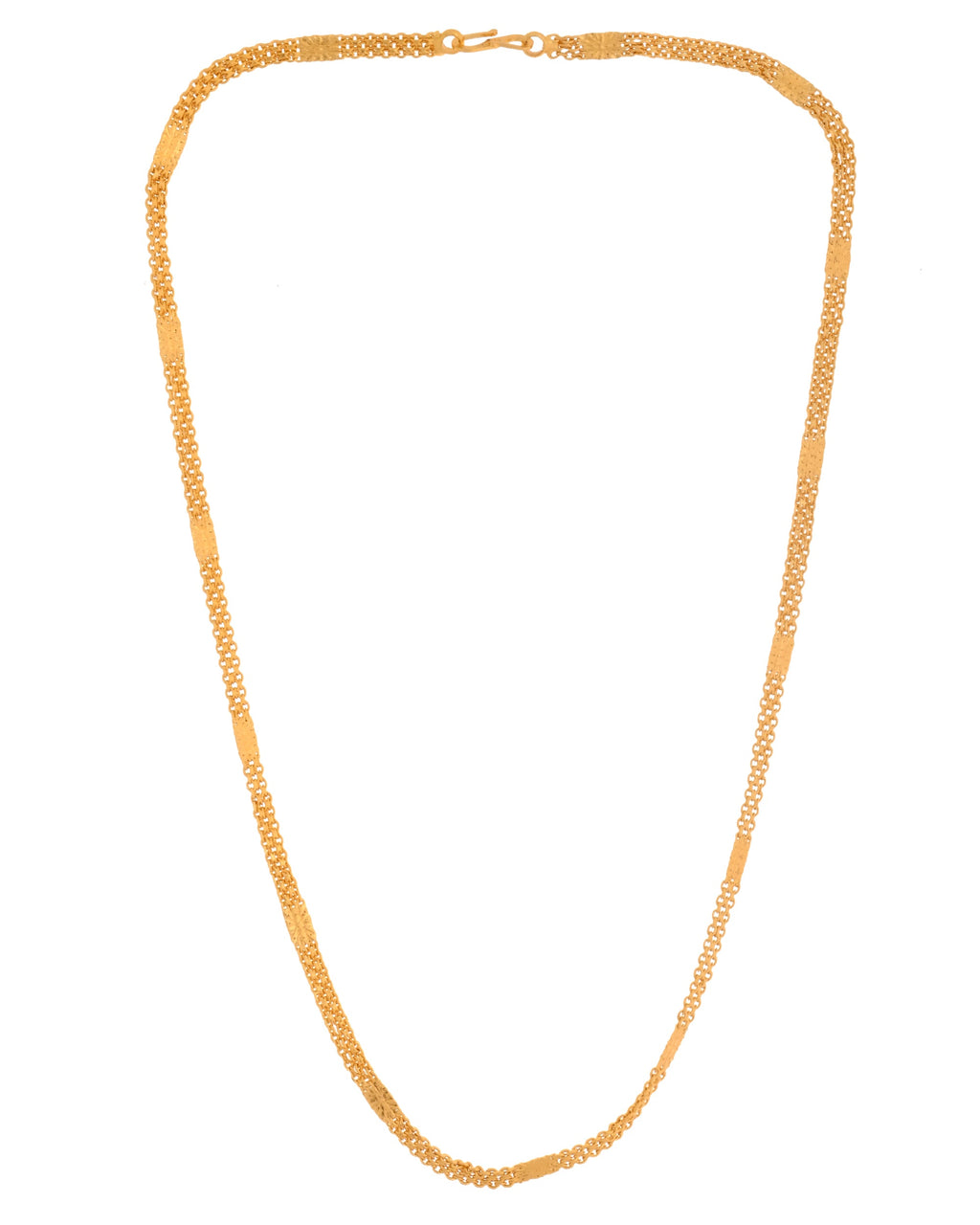 VOJ Gold Polished Classic Stainless Steel Chain - Distacart