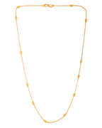 VOJ Gold Polished Minimal Stainless Steel Chain - Distacart