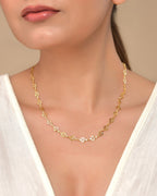 VOJ Gold Polished Elegant Designer Classic Chain - Distacart