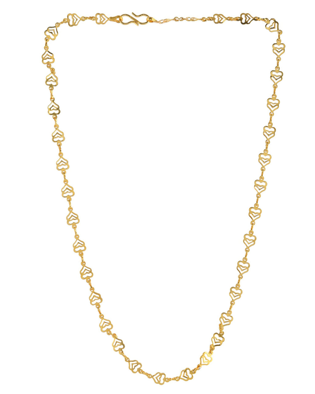VOJ Gold Polished Elegant Designer Classic Chain - Distacart
