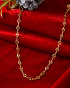 VOJ Gold Polished Elegant Designer Classic Chain - Distacart
