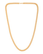 VOJ Gold Polished Ball Shaped Minimal Chain For Women - Distacart