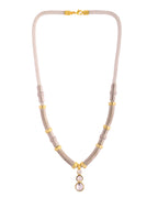 VOJ Silver Plated Elegant Stainless Steel Designer Necklace