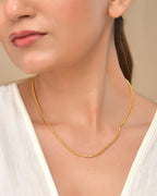 VOJ Gold Polished Women Stainless Steel Classic Chain - Distacart
