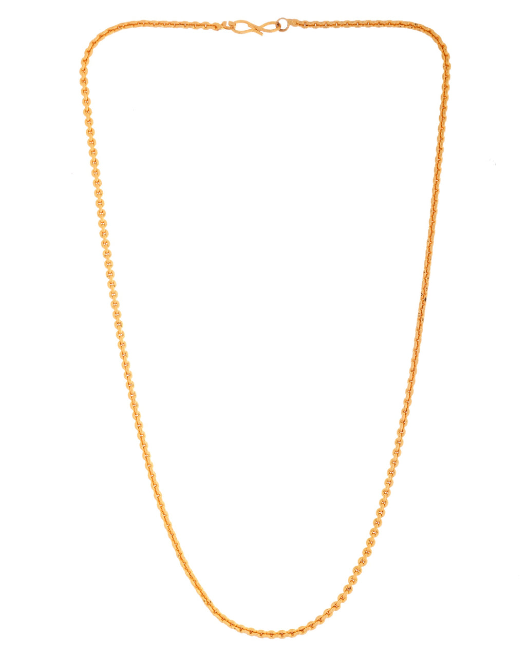 VOJ Gold Polished Women Stainless Steel Classic Chain - Distacart