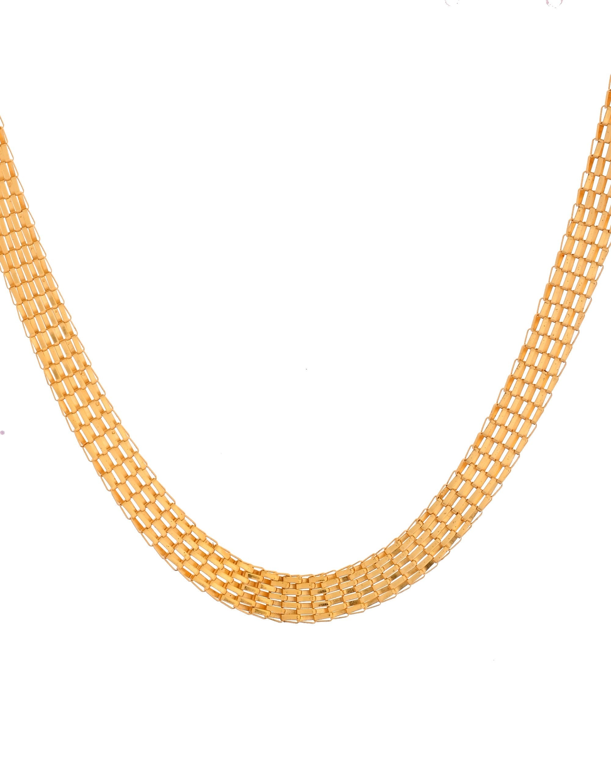 VOJ Men Gold Polished Think Classic Chain - Distacart