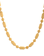 VOJ Men Gold Polished Drop Studded Elegant Chain - Distacart