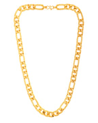 VOJ Men Gold Polished Link Classic Designer Linked Chain - Distacart