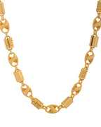 VOJ Men Designer Stainless Steel Gold Polished Chain - Distacart