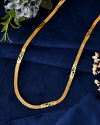 VOJ Men Designer Stainless Steel Gold Polished Classic Chain - Distacart