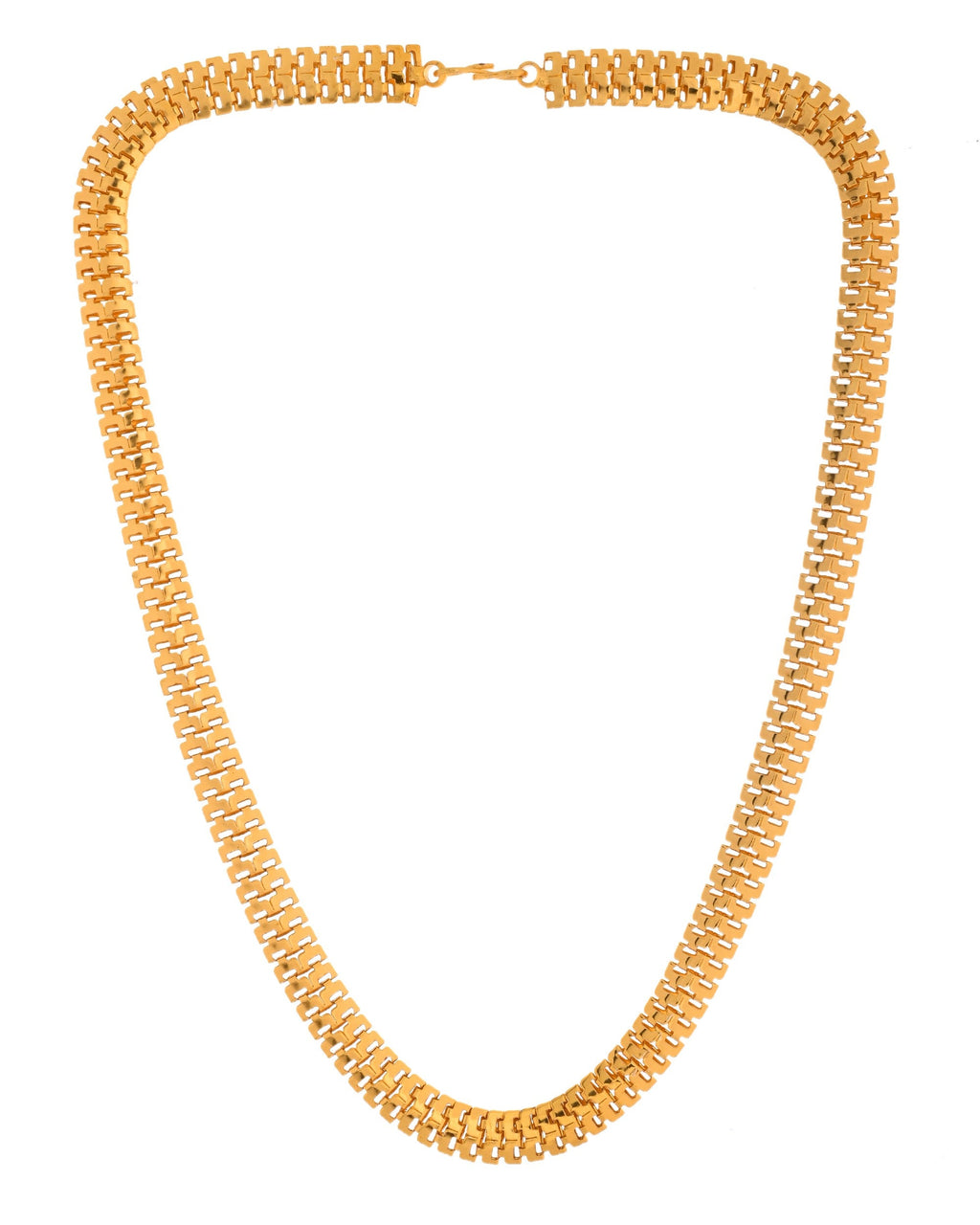 VOJ Stainless Steel Men Gold Polished Thick Chain - Distacart