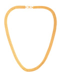 VOJ Gold Polished Minimal Chain For Men - Distacart