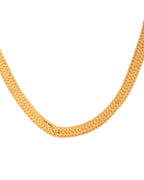 VOJ Gold Polished Minimal Chain For Men - Distacart