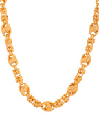 VOJ Gold Polished Designer Stainless Steel Chain For Men - Distacart