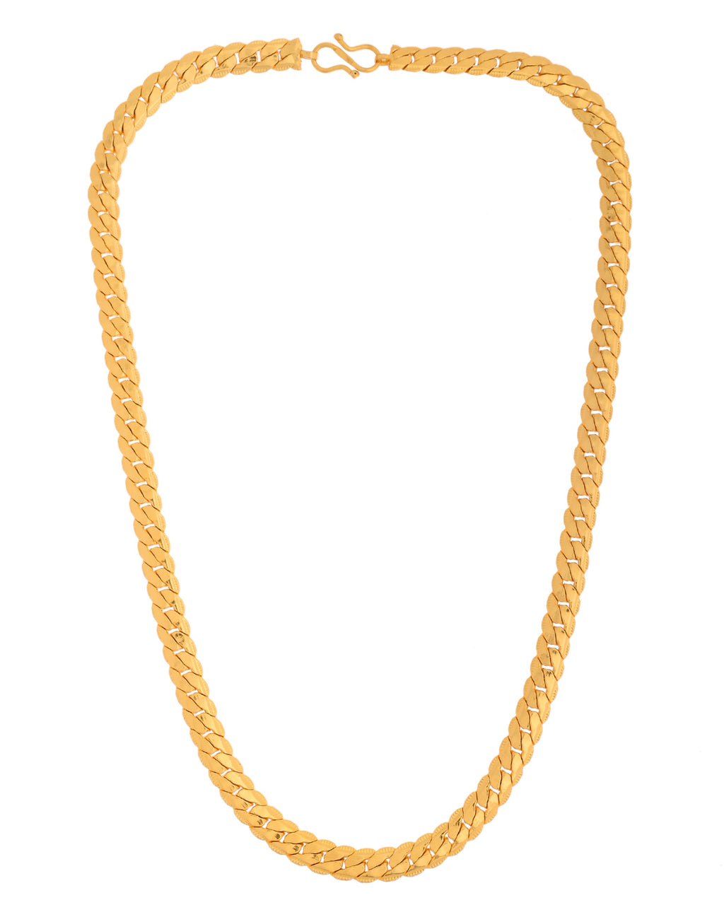 VOJ Gold Polished Stainless Steel Chain For Men - Distacart