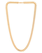 VOJ Gold Polished Filled Leaf Shaped Chain For Women - Distacart