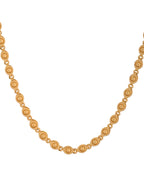 VOJ Gold Polished Oval Shaped Designer Chain For Women - Distacart