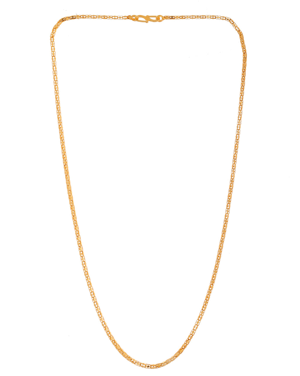 VOJ Women Gold Polished Stainless Steel Simple Chain - Distacart