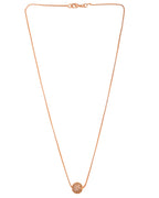 VOJ Gold Polished Women Stone Studded Designer Chain - Distacart