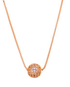 VOJ Gold Polished Women Stone Studded Designer Chain - Distacart