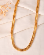 VOJ Stainless Steel Classic Linked Gold Polished Chain - Distacart