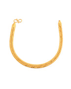 VOJ Men Stainless Steel Gold Polished Handcrafted Bracelet - Distacart