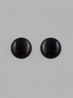 VOJ Black Circular Studs Earrings - Distacart