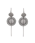 VOJ Silver Plated Circular Shaped Ear Cuff - Distacart