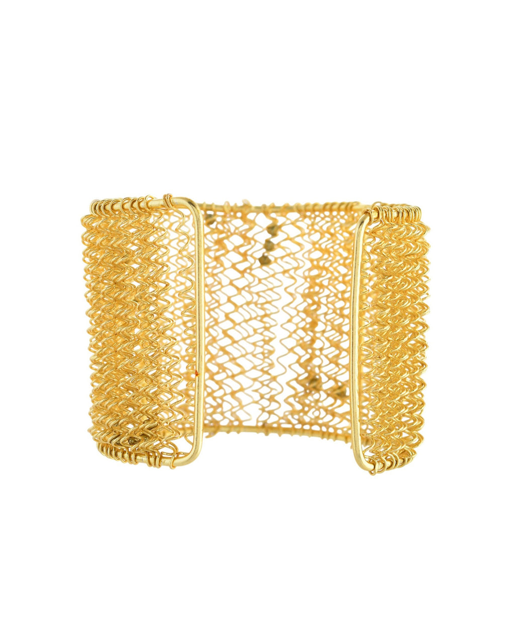 VOJ Gold Polished Anti Tarnished Cuff Bracelet For Women - Distacart