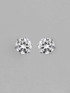 VOJ Silver Plated Flower Pendant Set