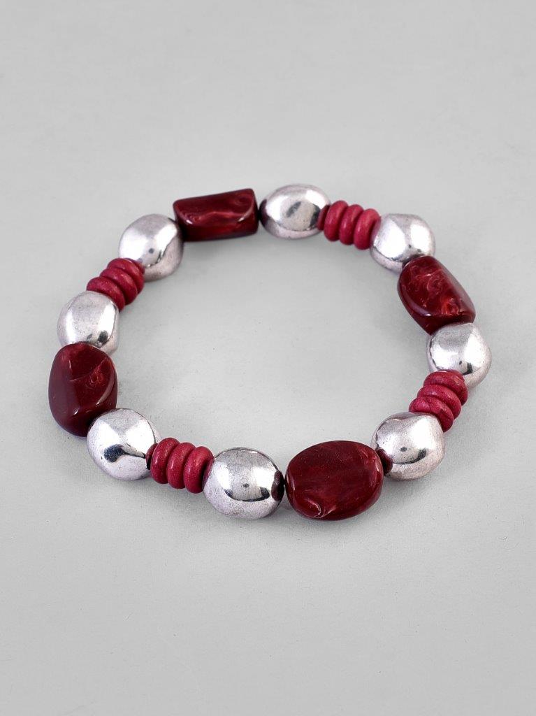 VOJ Beaded Elasticated Bracelet - Distacart