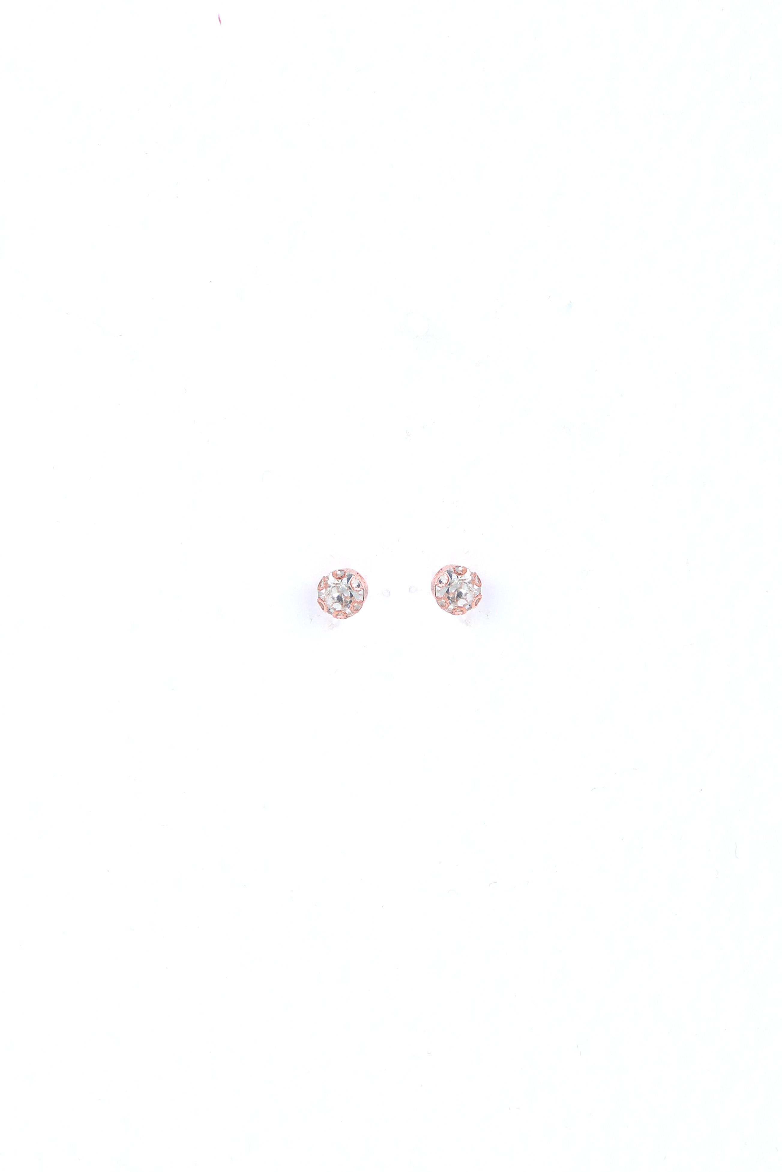 VOJ Gold-Polished Single Line Stone Studded Choker Jewellery Set