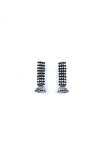 VOJ Black Stone Studded Choker Jewellery Set