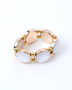 VOJ Gold Plated With White Stone Studded Wraparound Bracelet - Distacart